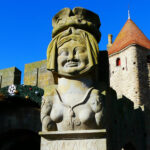 Statue de Dame Carcas à la Cité de Carcassonne
